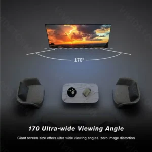 Màn chiếu quang học VIVIDSTORM Fusion ALR Long Throw VCVFFEHS120H 120 inch (16:9)