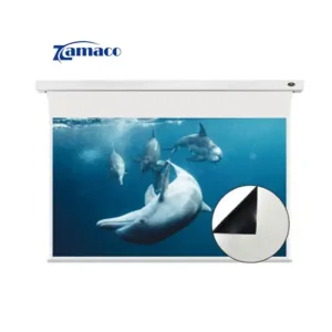 Màn chiếu điện Tab-tensioned Vividstorm VMSLWA100H 100 Inch (16:9) – All White