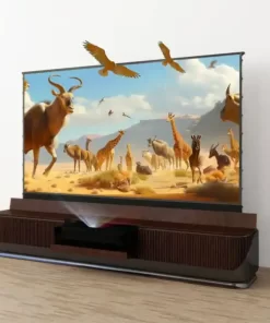 Tủ TV Laser VIVIDSTORM Fully Concealed DUNE 100 inch