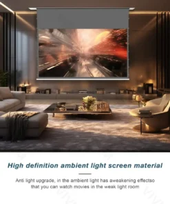 Màn chiếu âm trần quang học VIVIDSTORM VPCLALR135H 135 inch – Chiếu xa