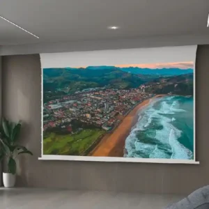 Màn chiếu điện Tab-tensioned Vividstorm VMSLWA110H 110 Inch (16:9) – All White