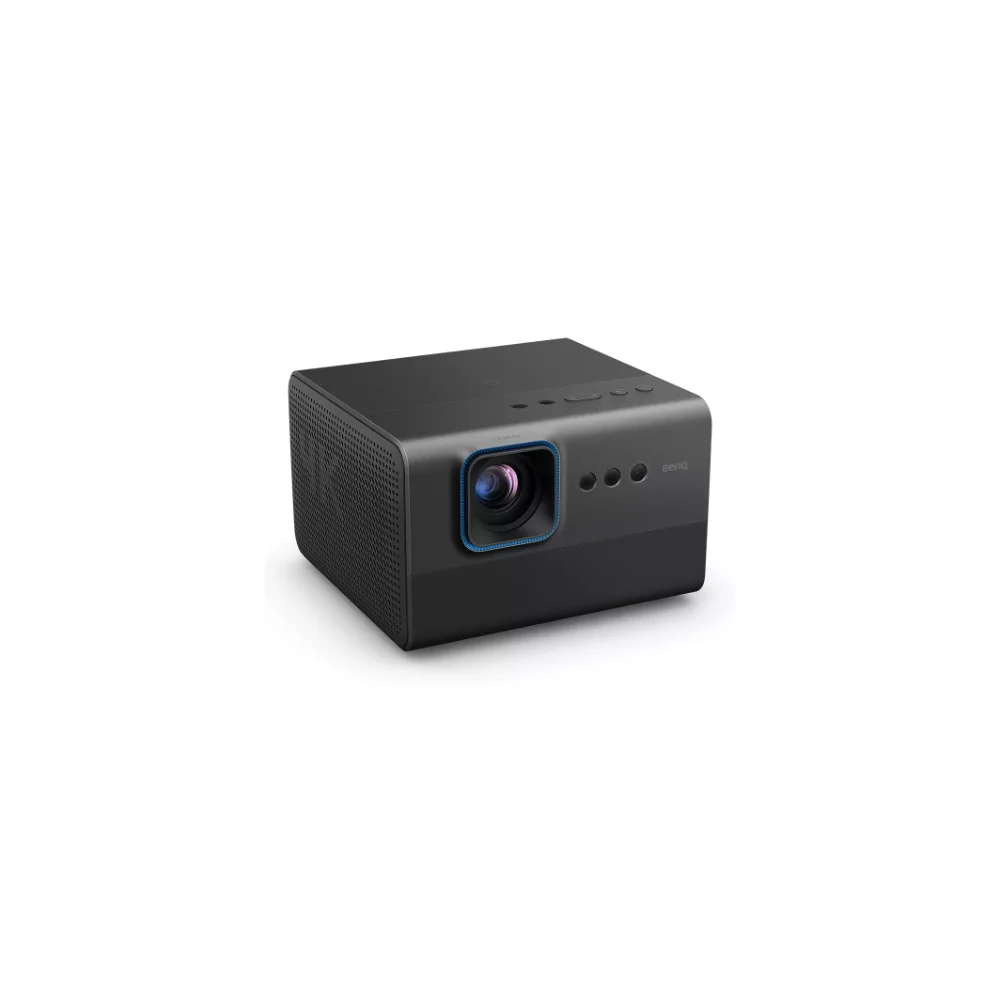 Máy chiếu BenQ GP520 – thân máy màu đen, nhìn chéo phải