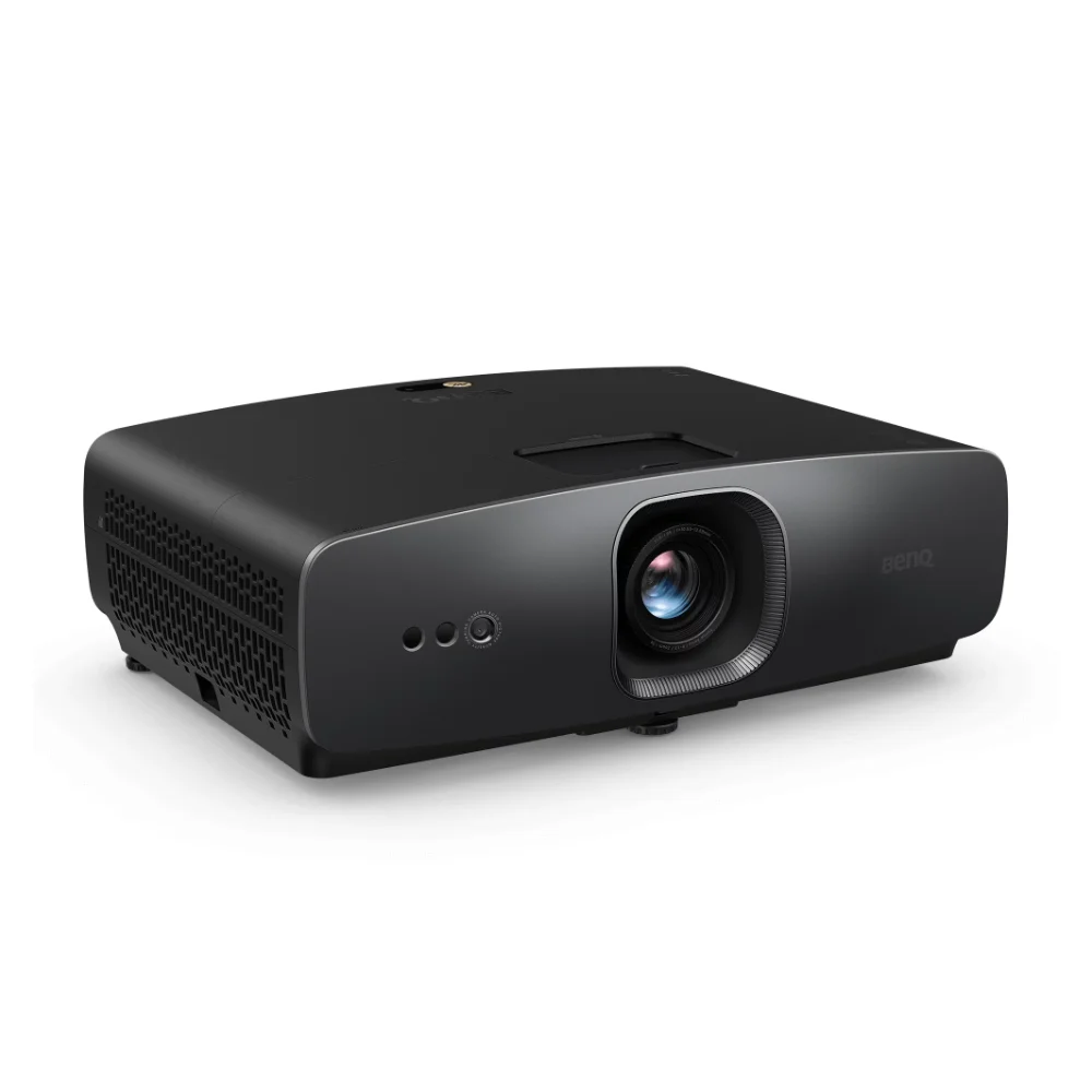 Máy chiếu BenQ W2720i – thân máy màu đen, nhìn chéo phải
