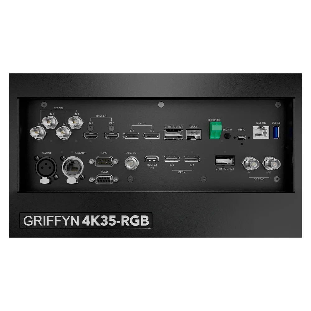 Máy chiếu Christie Griffyn 4K35-RGB – nhìn chéo