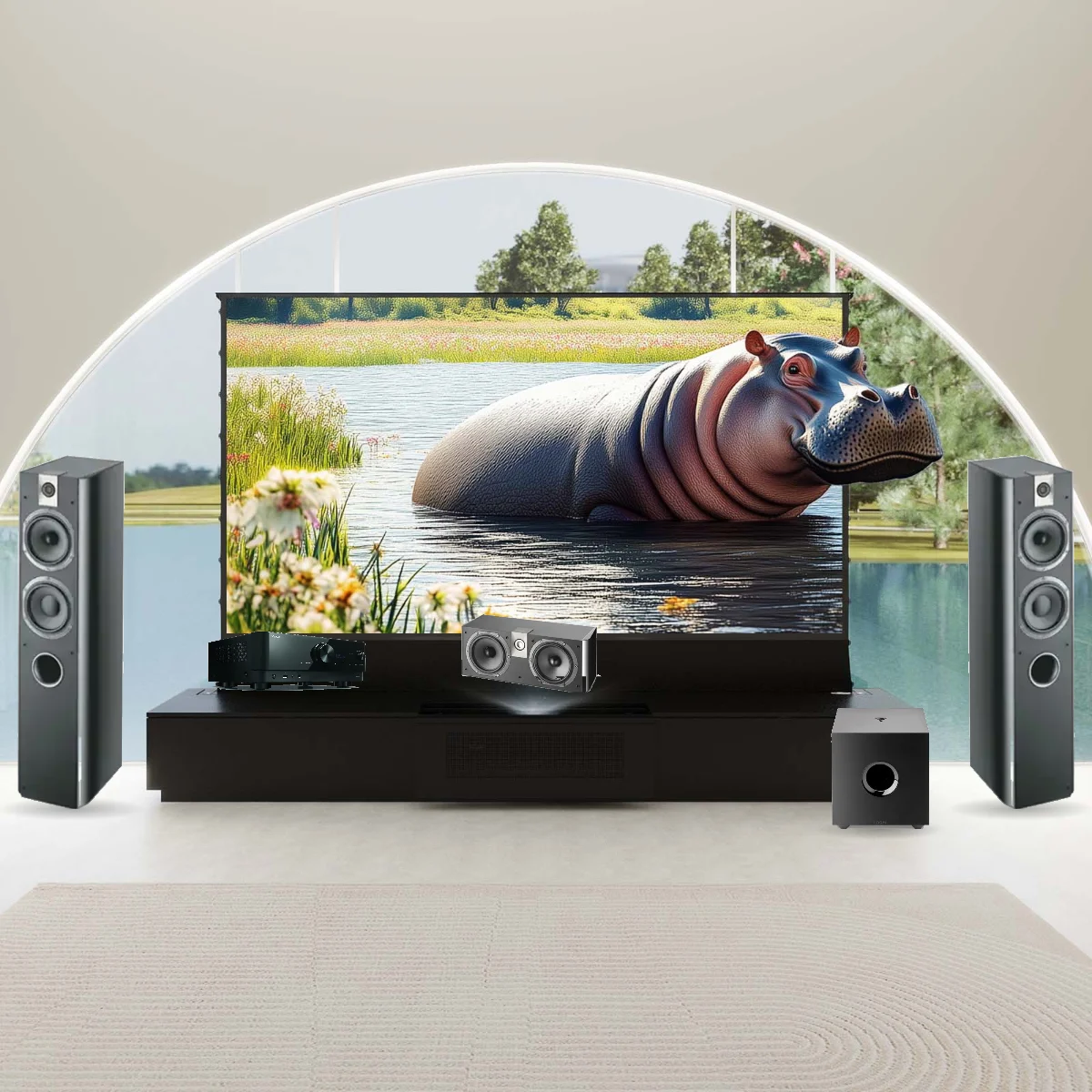 Dàn Xem Phim Cinema Entry E2 – Yamaha RX-V4A + Focal Chorus 5.1