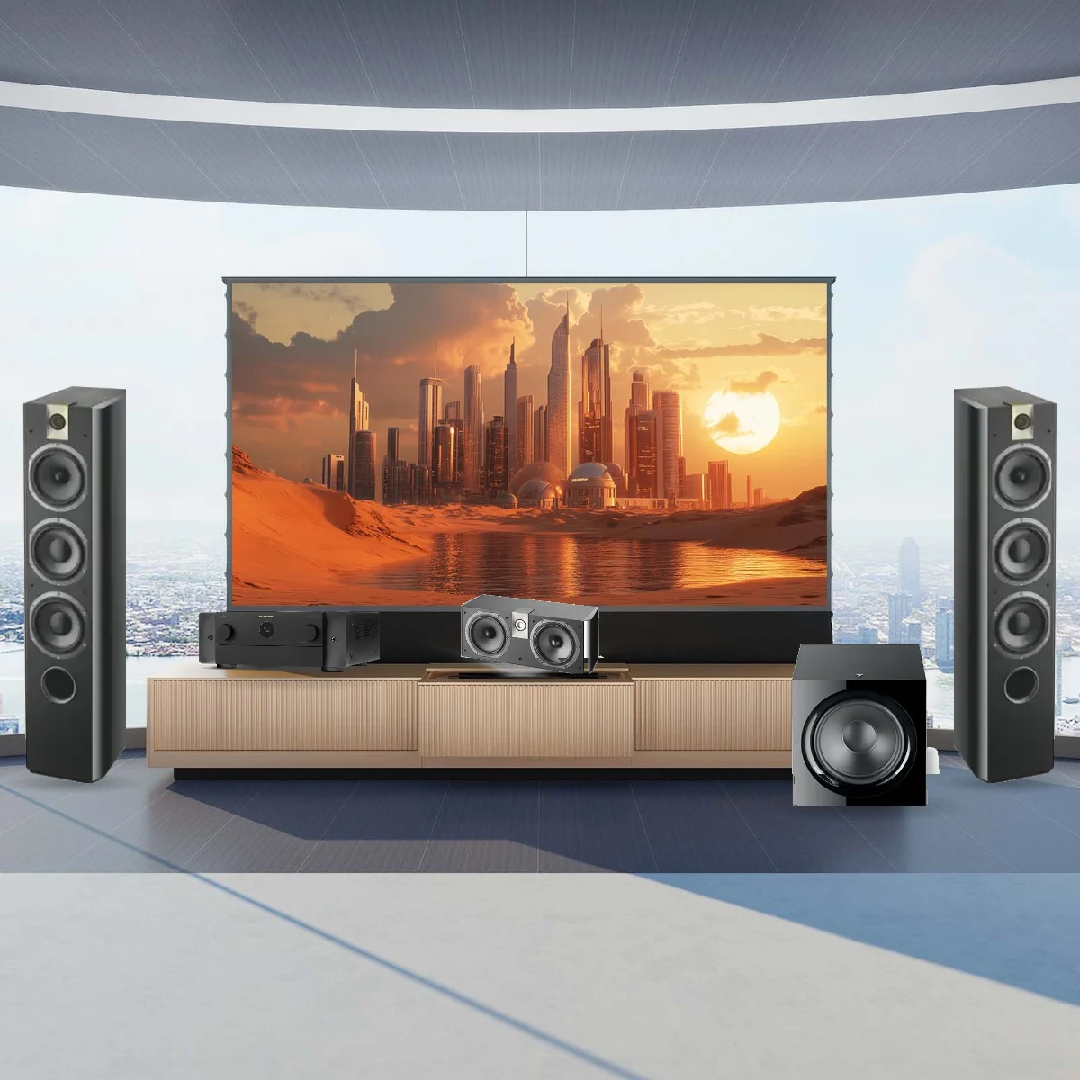 Dàn Xem Phim Cinema Premium P2 – Marantz Cinema 50 + Focal Chorus 5.1.2