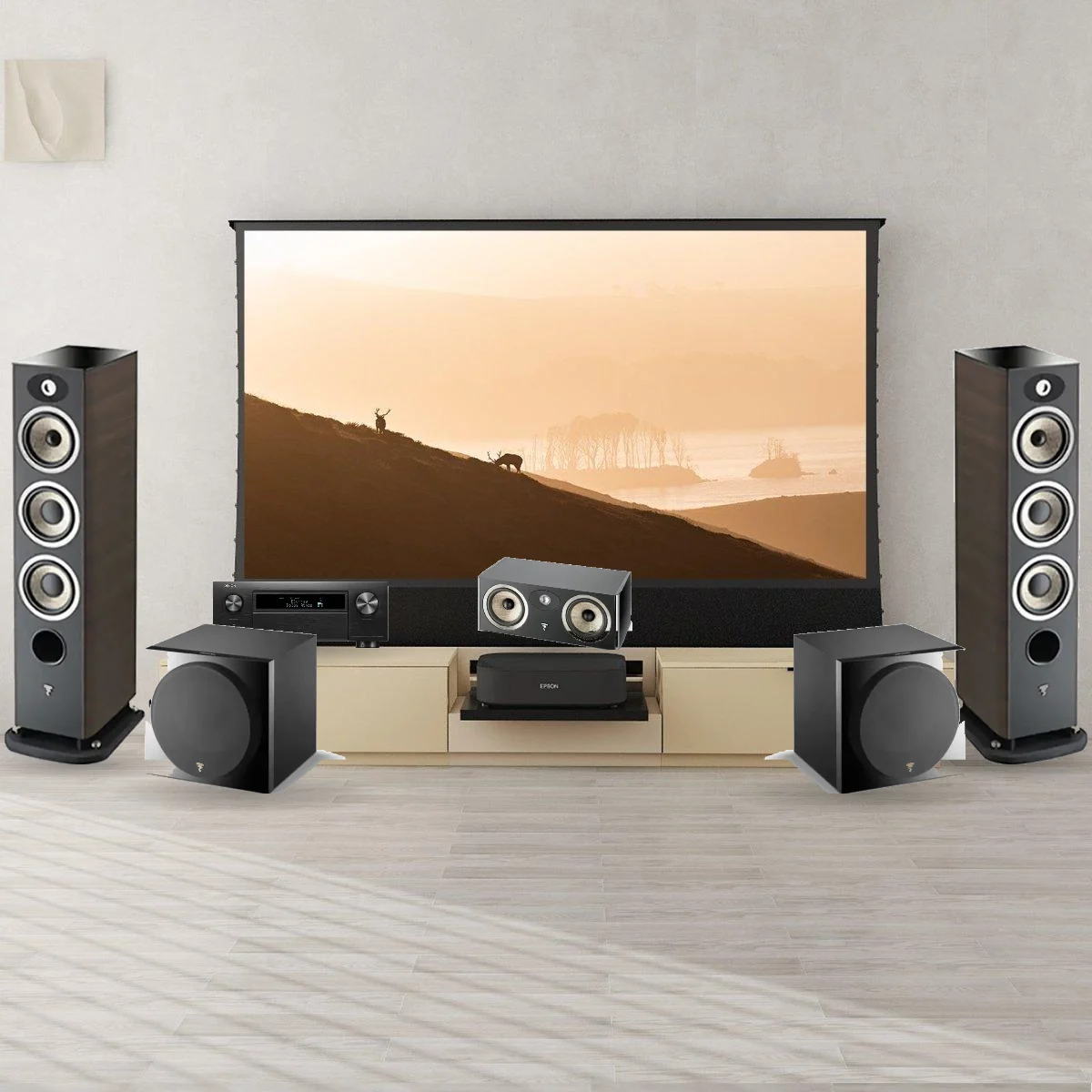 Dàn Xem Phim Cinema Reference R1 – Denon AVC-X6800H + Focal Aria 7.2.4