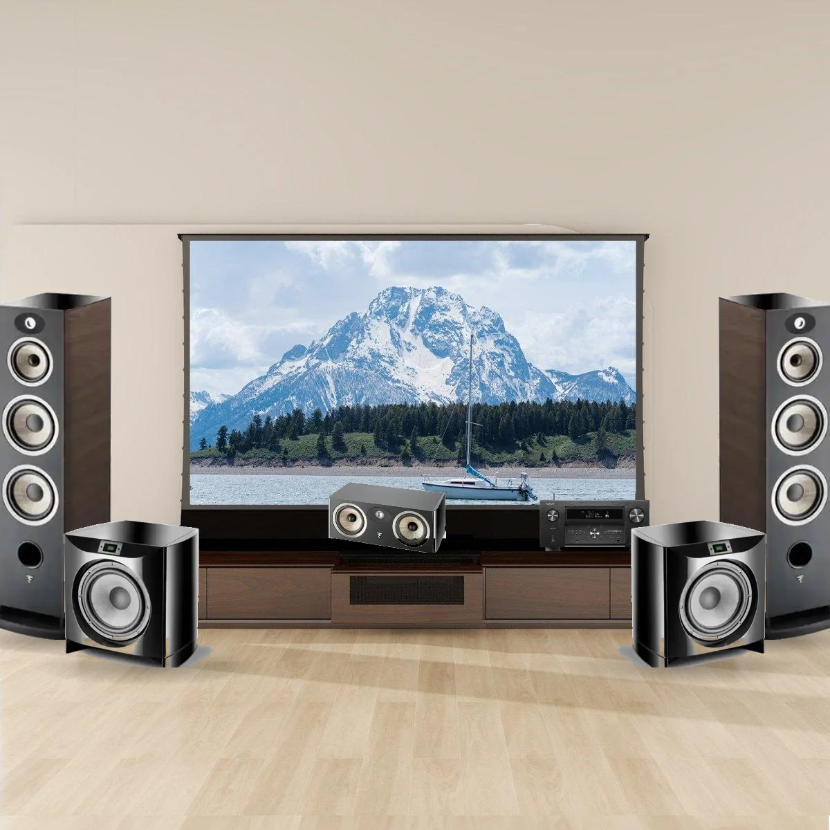 Dàn Xem Phim Cinema Ultimate U1 – Denon AVC-A1H + Focal Aria 948 7.2.4