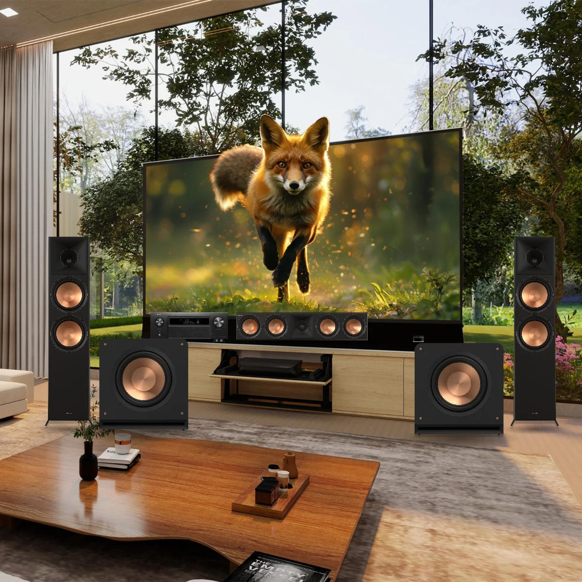 Dàn Xem Phim Klipsch Reference K3 – Denon AVC-X6800H + Klipsch RP-8000F II 7.2.4