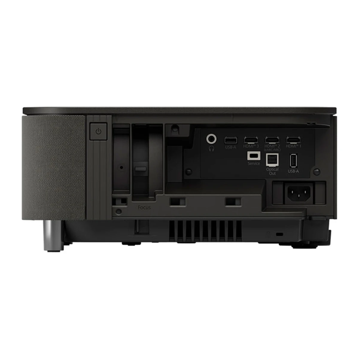 Mặt sau máy chiếu Epson EH-LS970B với 3 cổng HDMI, USB, S/PDIF và audio ra