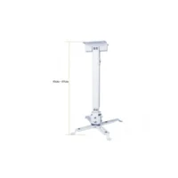 Giá treo máy chiếu cố định gắn trần Dalite MS Series (60 cm – 1,8 m)