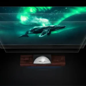 Hisense PX4-PRO chiếu siêu gần, đặt sát tường cho hình tới 200 inch