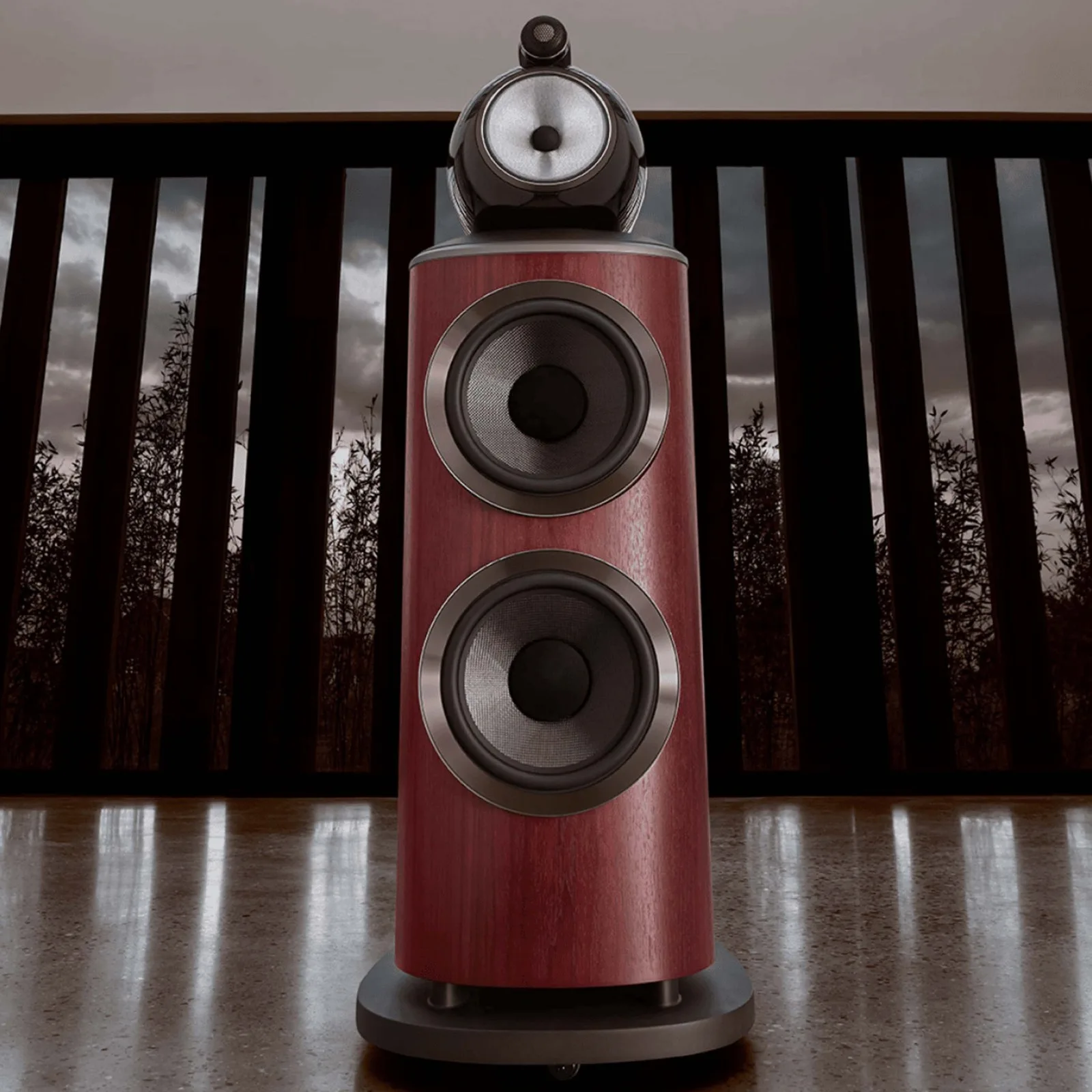 801 D4 bản Gỗ hồng mờ (Satin Rosenut)