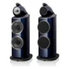Cặp loa Bowers & Wilkins 801 D4 Signature Xanh Midnight ánh kim (Midnight Blue Metallic) – 1 loa có lưới che, 1 loa không lưới