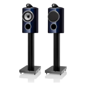 Cặp loa Bowers & Wilkins 805 D4 Signature Xanh Midnight ánh kim (Midnight Blue Metallic) – 1 loa có lưới che, 1 loa không lưới