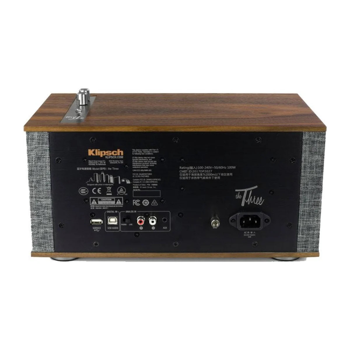 Loa không dây Klipsch The Three II – Loa Heritage 2.1 có Phono