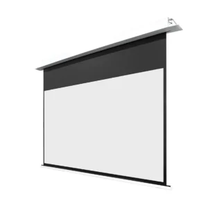 Màn chiếu âm trần GRANDVIEW Hidetech – hộp màn nhìn nghiêng
