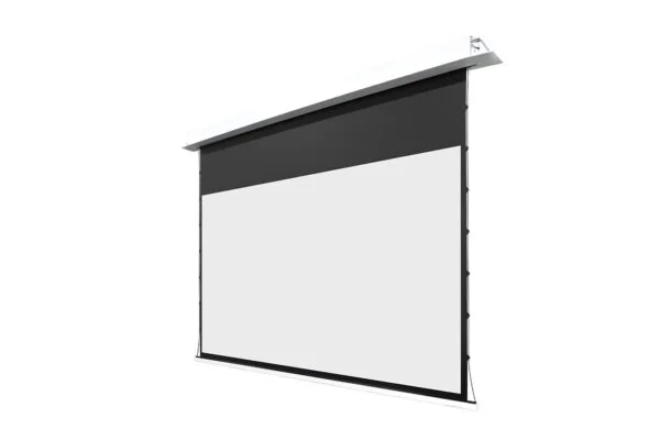 Màn chiếu âm trần GRANDVIEW Hidetech Tab-Tension – hộp màn âm trần nhìn nghiêng