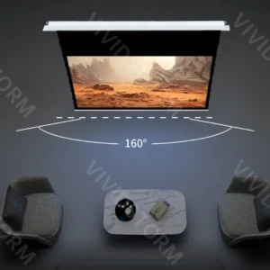 Màn chiếu âm trần VIVIDSTORM PHANTOM White Cinema – phòng chiếu gia đình