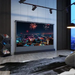 Màn chiếu điện để sàn VIVIDSTORM S 3D ALR – phòng giải trí tối màu