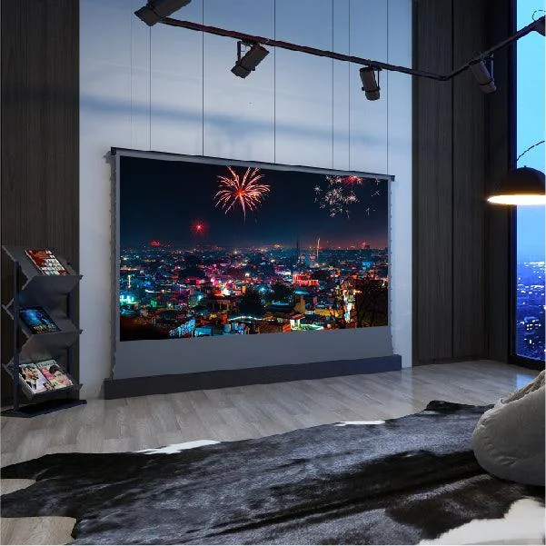 Màn chiếu điện để sàn VIVIDSTORM S ALR P – phòng giải trí