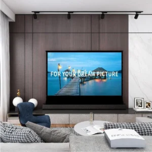 Màn chiếu điện để sàn VIVIDSTORM S White Cinema P – phòng chiếu gia đình