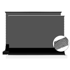 Màn chiếu điện để sàn VIVIDSTORM SilicaFlex Fresnel ALR – hộp màn để sàn