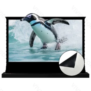 Màn chiếu điện để sàn VIVIDSTORM TITAN – white cinema