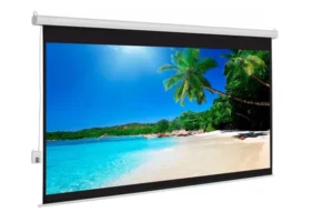 Màn chiếu điện DALITE Film Fiberglass 16:9 – màn chiếu điện treo tường