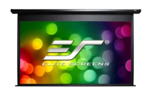 Màn chiếu điện Elite Screens Spectrum vỏ đen – mặt trước