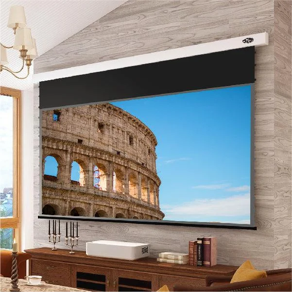 Màn chiếu điện UST VIVIDSTORM PRO Slimline ALR – phòng khách ánh sáng tự nhiên