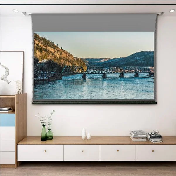 Màn chiếu điện căng tab VIVIDSTORM ALR Slimline – lắp đặt thực tế
