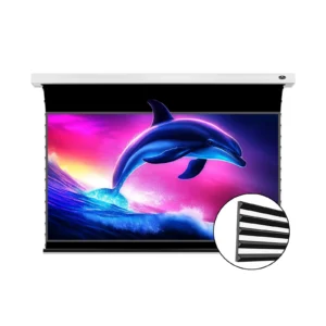 Màn chiếu điện căng tab VIVIDSTORM Fusion ALR Slimline – mặt vải Fusion ALR cận cảnh