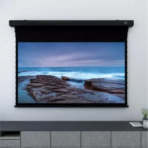 Màn chiếu điện căng tab VIVIDSTORM White Cinema P Slimline – phòng chiếu gia đình
