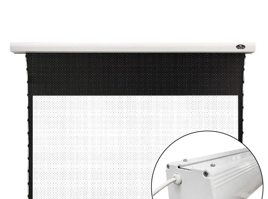Màn chiếu điện căng tab VIVIDSTORM White Cinema P Slimline – hộp màn vỏ trắng
