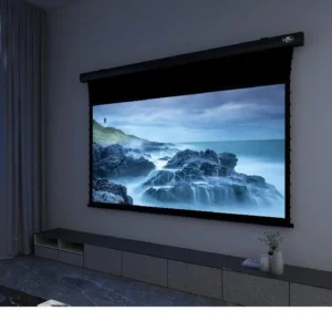 Màn chiếu điện căng tab VIVIDSTORM White Cinema P Slimline – xem phim khi phòng còn ánh sáng