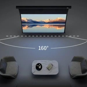 Màn chiếu điện căng tab VIVIDSTORM White Cinema Slimline – góc nhìn rộng cho cả gia đình