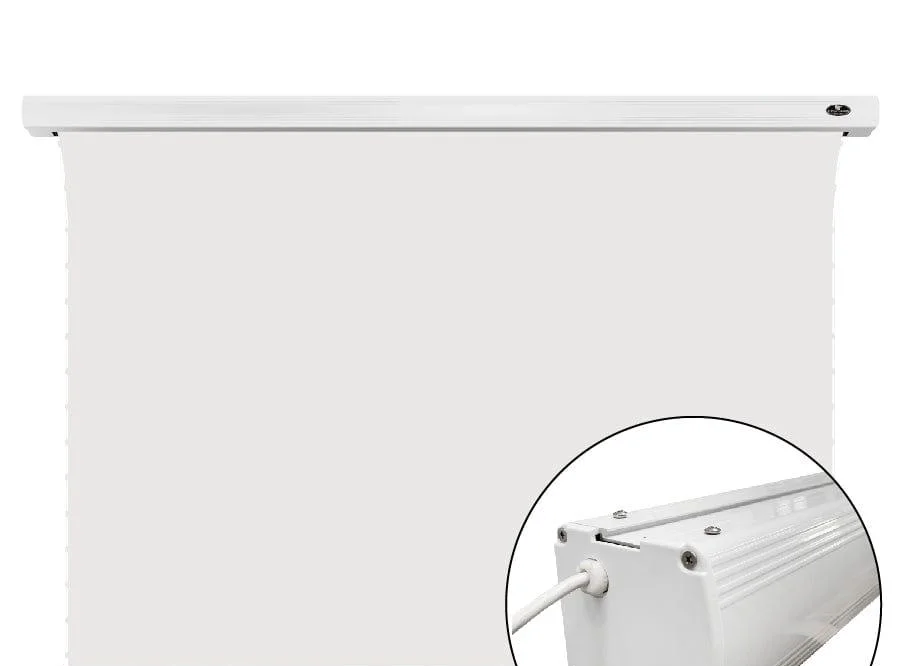 Màn chiếu điện căng tab VIVIDSTORM White Cinema Slimline – toàn trắng