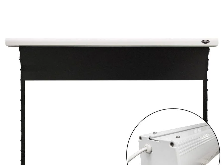 Màn chiếu điện căng tab VIVIDSTORM White Cinema Slimline – hộp màn vỏ trắng