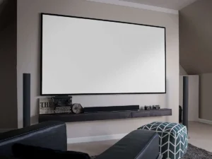Màn chiếu khung cố định Elite Screens Aeon AcousticPro UHD – phòng chiếu gia đình