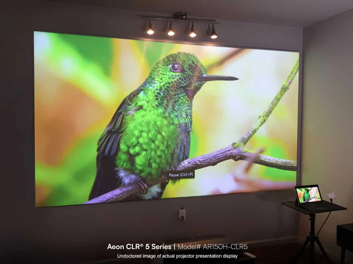 Màn chiếu khung cố định Elite Screens Aeon CLR 5 – showroom