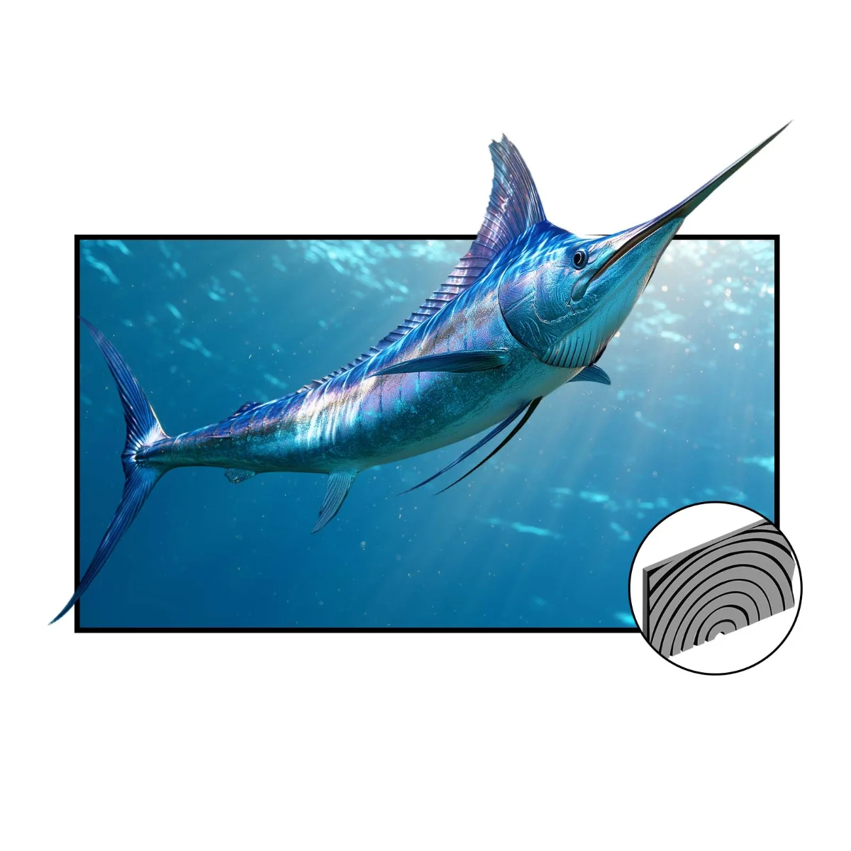 Màn chiếu khung VIVIDSTORM LUMIERE Fresnel ALR – hình sản phẩm