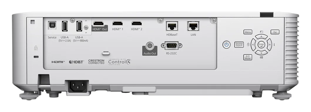 Máy chiếu laser gần Epson EB-L690SU – cổng kết nối mặt sau
