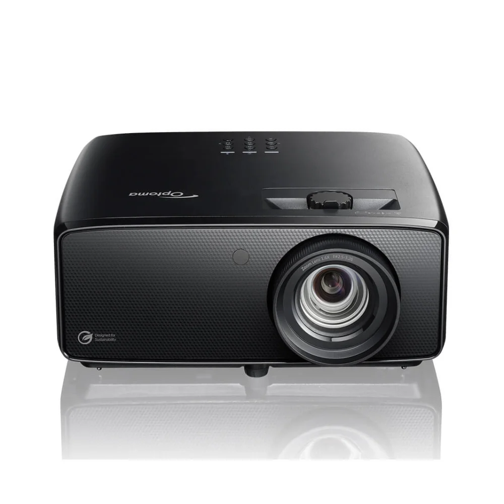 Máy chiếu Optoma UHZ58 – mặt trước thân máy màu đen
