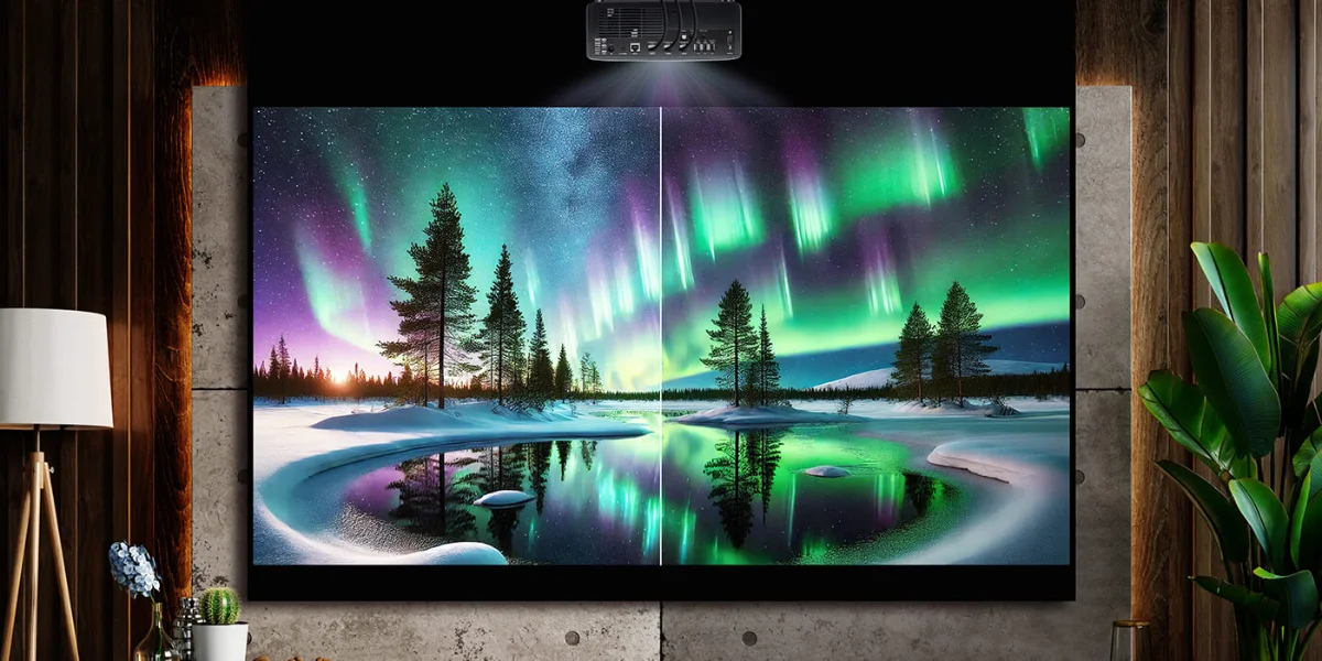 Máy chiếu Optoma UHZ58 với HDR10+ trong phòng khách