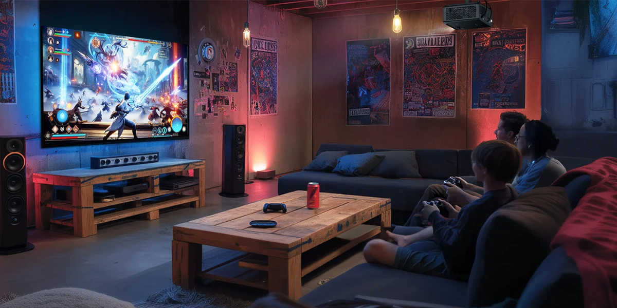 Máy chiếu Optoma UHZ58 chơi game độ trễ thấp