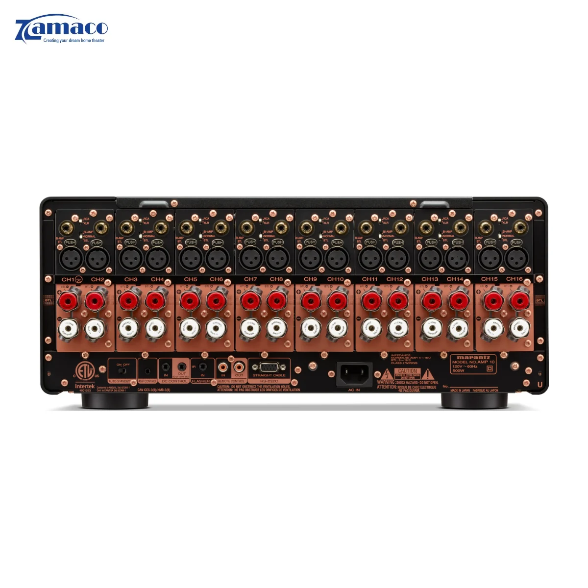 Power Amplifier Marantz AMP 10 – Ampli công suất 16 kênh 200W – ảnh 3