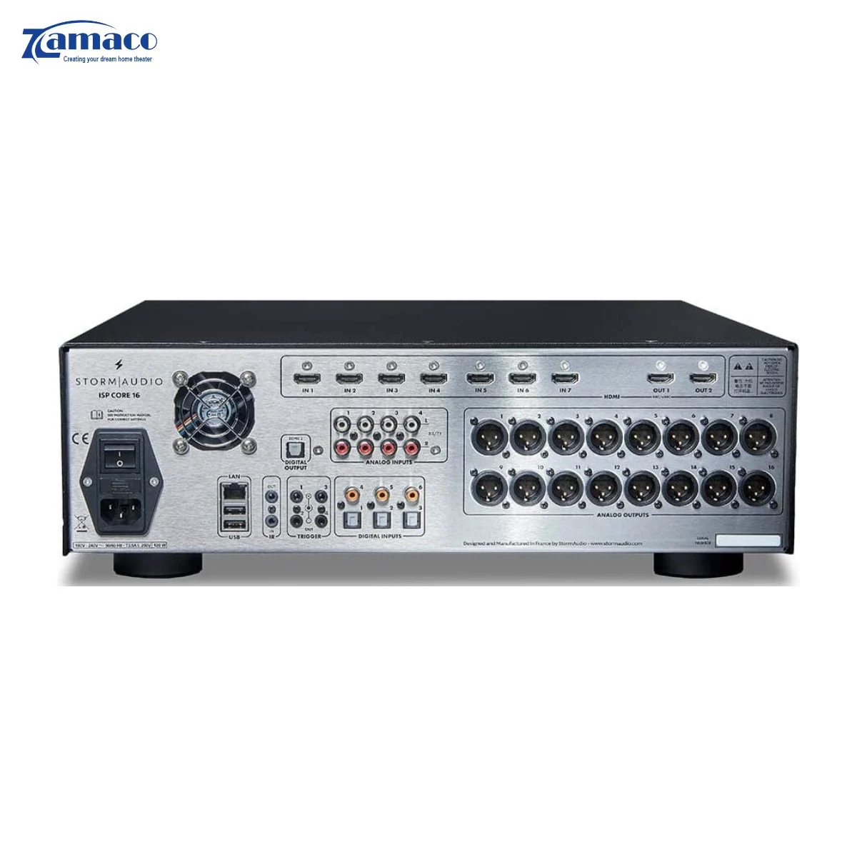 Processor StormAudio ISP Core 16 – Bộ xử lý 16 kênh XLR, Dirac Live – ảnh 2