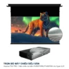 Trọn bộ máy chiếu siêu gần Hisense PX4 PRO + màn chiếu âm trần VIVIDSTORM PHANTOM Lite Hyper ALR 150 inch