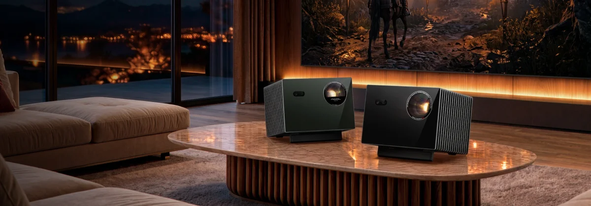 Máy chiếu Valerion StreamMaster Plus2 trong phòng khách